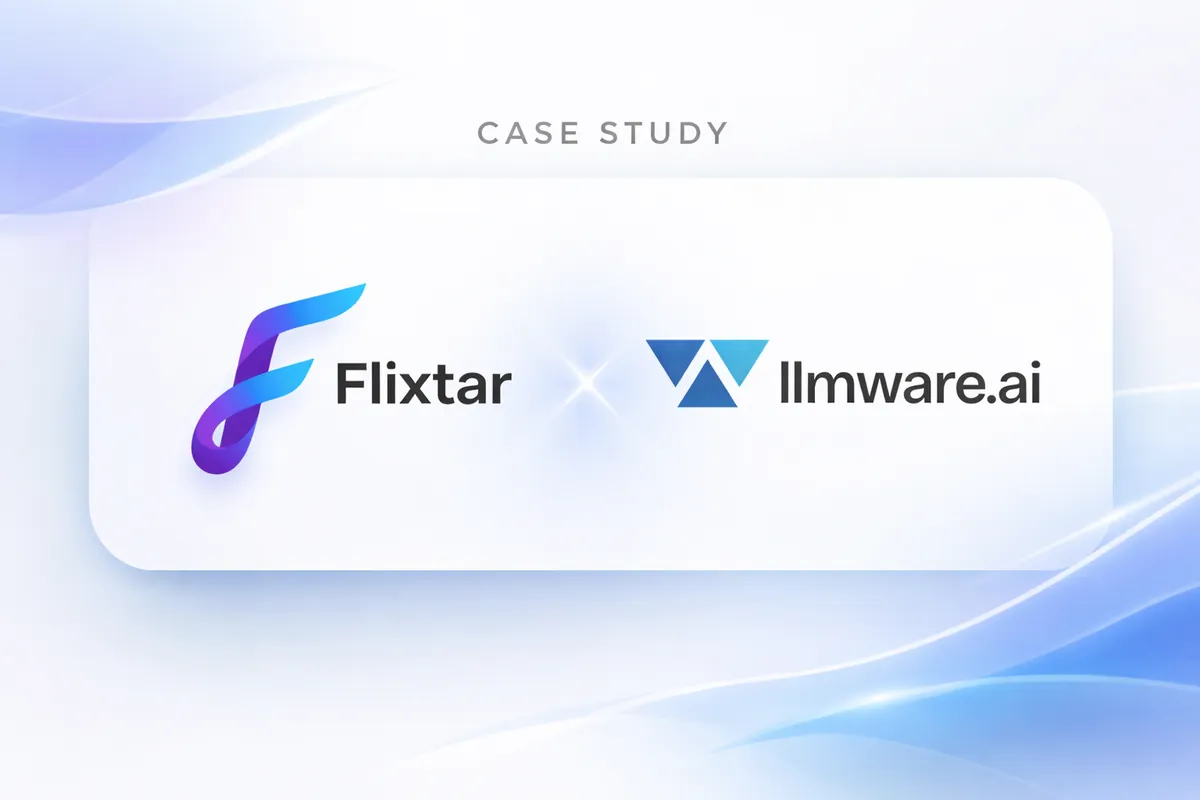 Flixtar x LLMWare case study cover